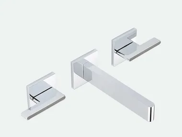 ICON-X - Wall mounted basin mixer by THG Paris - view 2